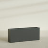 Hollywood Extra Large Narrow Rectangle Fiberglass Planter - 60 in x 12 in x 24 in - Matte Charcoal - Matte Charcoal,60 in x 12 in x 24 in