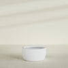 Casablanca Large Round Low Bowl Fiberglass Planter - 30 in x 30 in x 15 in - Gloss White - Gloss White,30 in x 30 in x 15 in
