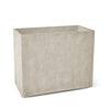 Semplito Rectangular Planter – Sand Stone Finish – Fiberglass Indoor/Outdoor and Weather-Resistant Large Planter (39.5" L x 19.75" W x 31.5" H Exterior, 39" L x 19.3" W Interior) - Sand Stone,39.3 in x 19.7 in x 31.5 in
