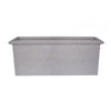 Curbside Extra Large Rectangular Plastic Planter - 36.3 in x 15.3 in x 13.8 in - Cement - Cement,36.3 in x 15.3 in x 13.8 in
