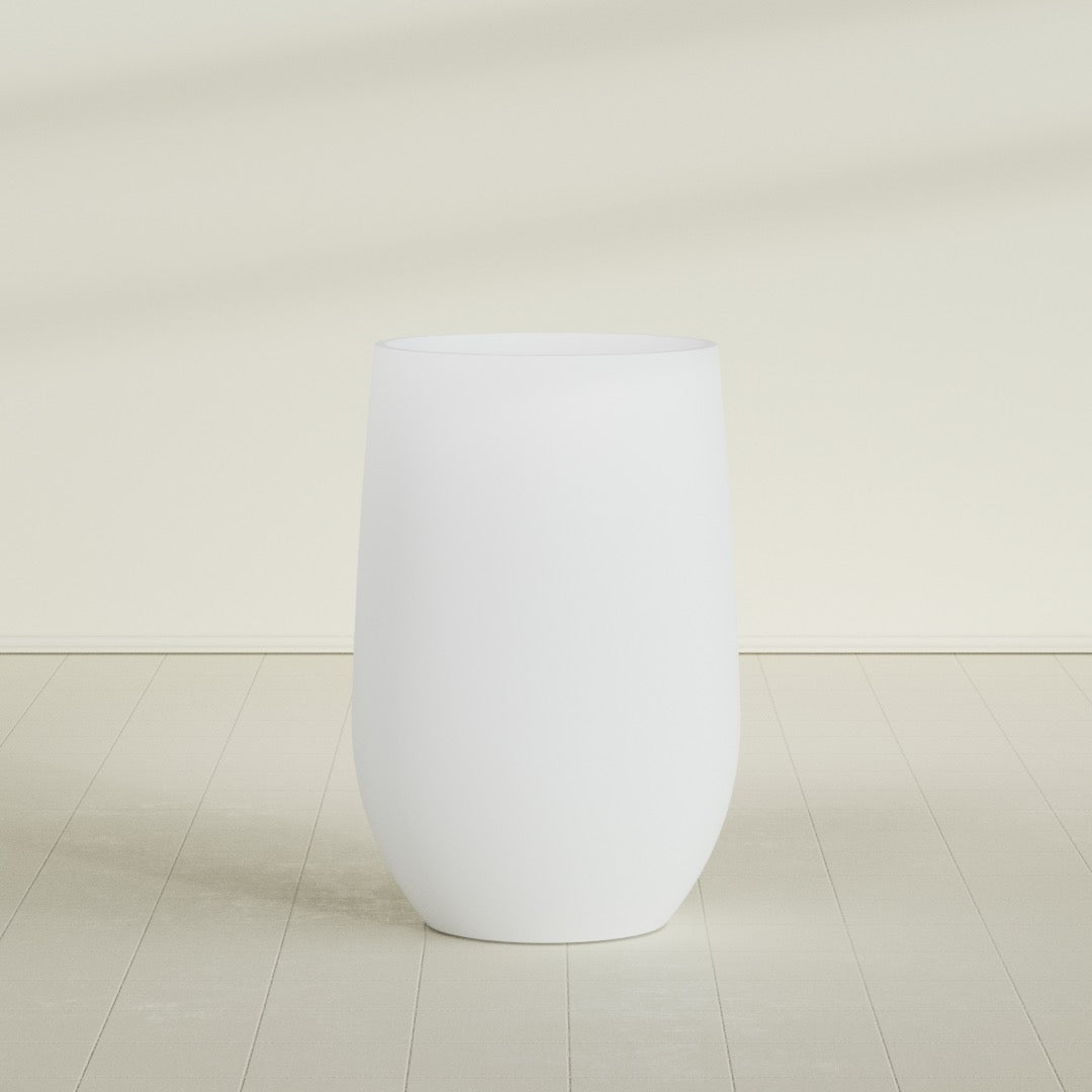 Westfield - 24in diam. x 36in - Gloss White - Gloss White,24 in diam. x 36 in H