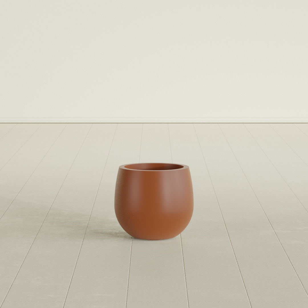 Westfield - 10in diam. x 9in - Matte Terracotta - Matte Terracotta,10 in diam. x 9 in H