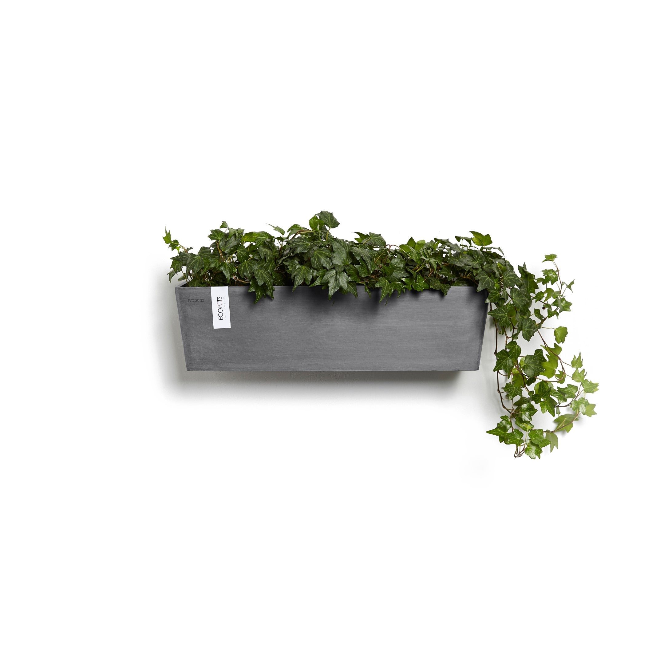 Manhattan Medium Rectangle Wall Planter - 21.75 in x 6.75 in x 6 in - Grey - Grey,21.75 in x 6.75 in x 6 in