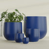 Westfield - 10in diam. x 9in - Matte Cobalt Blue - Matte Cobalt Blue,10 in diam. x 9 in H