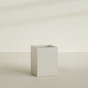 Brisbane Large Rectangle Fiberglass Planter - 24 in x 24 in x 32 in - Satin Beige - Satin Beige,24 in x 24 in x 32 in