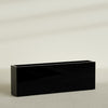 Hollywood Extra Large Narrow Rectangle Fiberglass Planter - 72 in x 12 in x 24 in - Gloss Black - Gloss Black,72 in x 12 in x 24 in