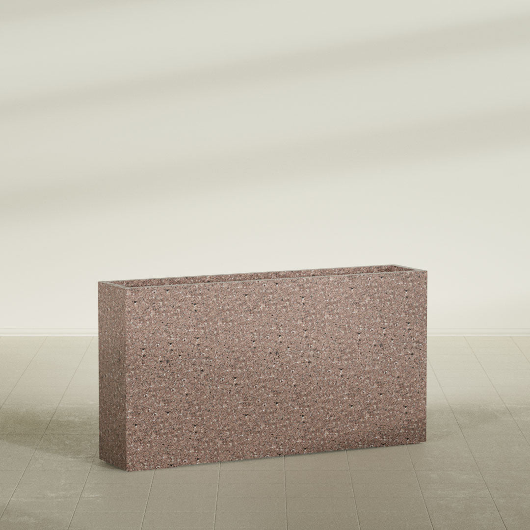 ProTone Fiberglass Premium Finish Extra Large Rectangle Planter - 60 in x 12 in x 32 in - StoneLight - Sunstone - StoneLight - Sunstone,60 in x 12 in x 32 in