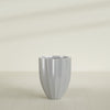 Alicante Medium Round Fiberglass Planter - 22 in x 22 in x 27 in - Metallic Silver - Metallic Silver,22 in x 22 in x 27 in