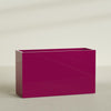 Darwin Extra Large Long Rectangle Fiberglass Planter - 72 in x 24 in x 42 in - Gloss Eggplant - Gloss Eggplant,72 in x 24 in x 42 in