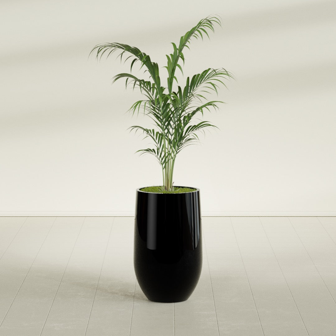 Westfield - 15in diam. x 24in - Gloss Black - Gloss Black,15 in diam. x 24 in H