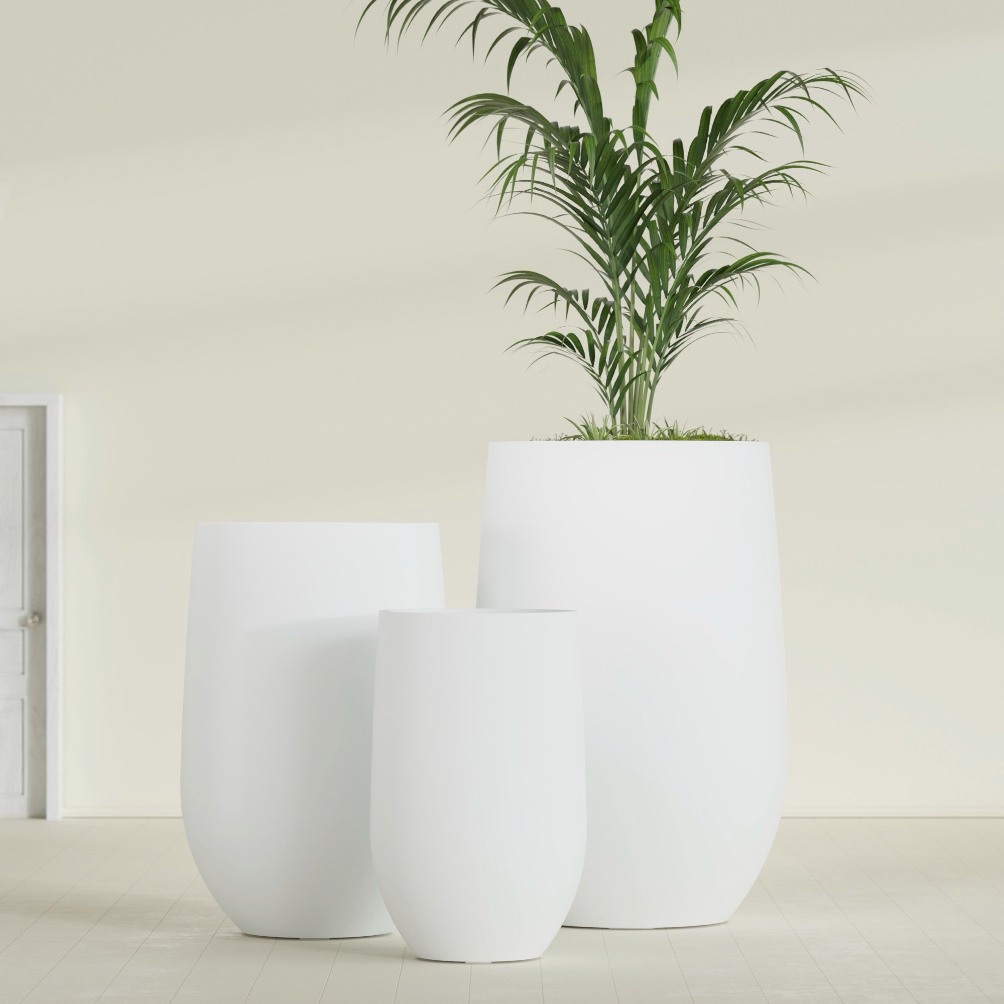 Westfield - 15in diam. x 24in - Matte White - Matte White,15 in diam. x 24 in H
