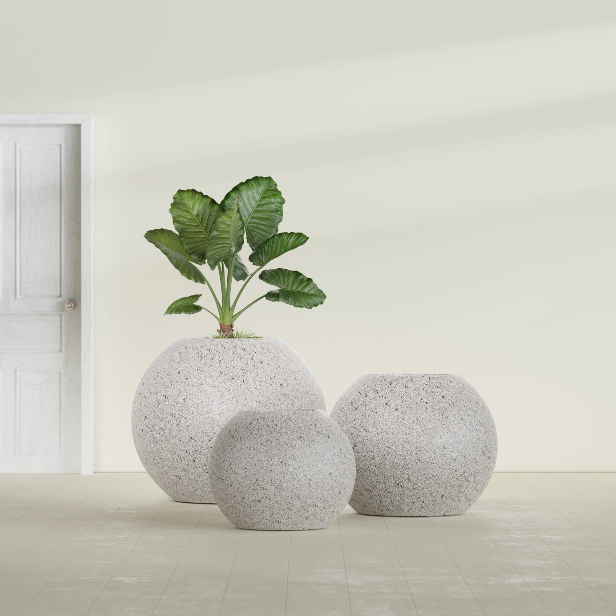 Globe - 36in diam. x 31in - StoneLight - Greystone - StoneLight - Greystone,36 in x 36 in x 30 in