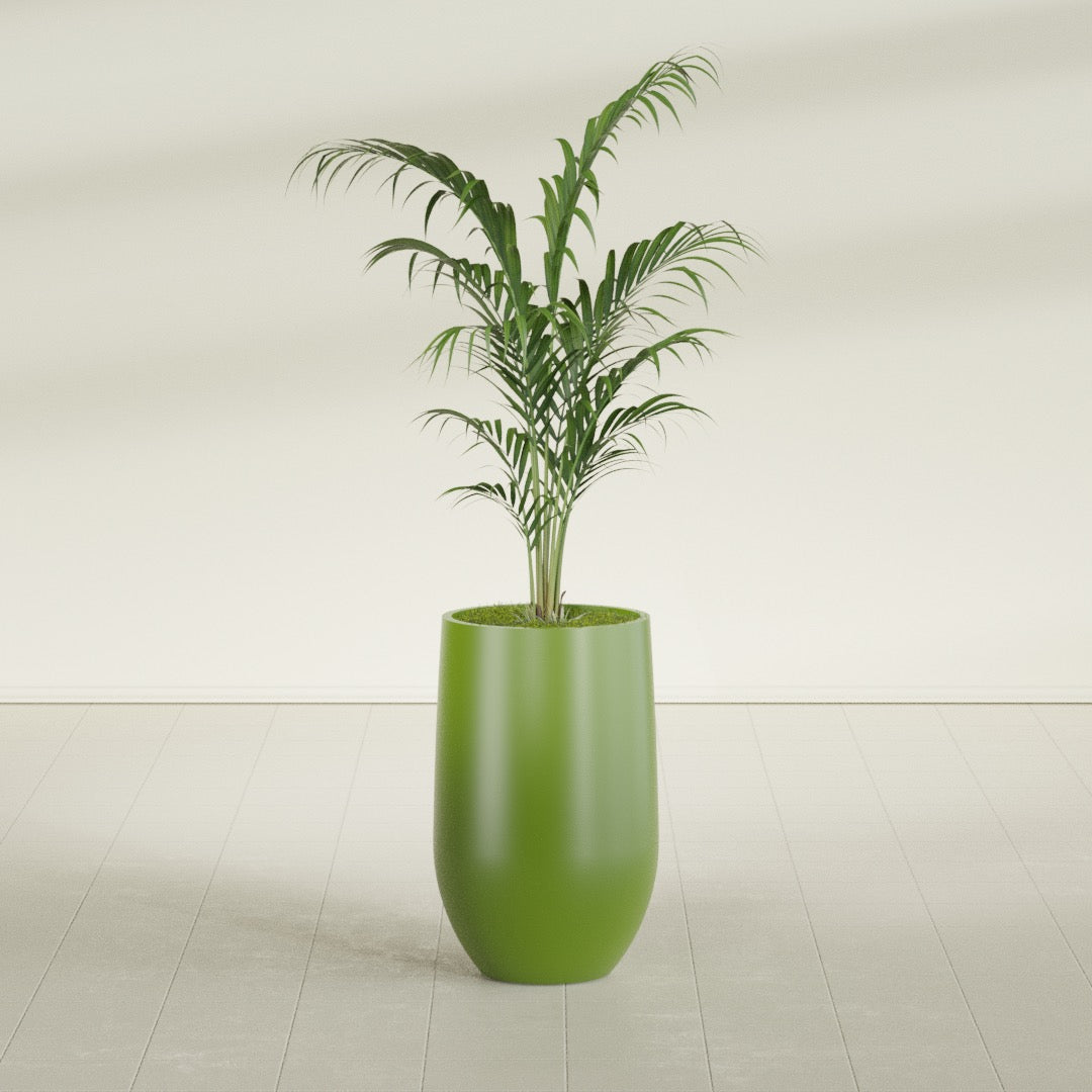 Westfield - 15in diam. x 24in - Satin Green - Satin Green,15 in diam. x 24 in H