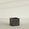 Montroy Large Cube Square Fiberglass Planter - 32 in x 32 in x 32 in - Matte Brown - Matte Brown,32 in x 32 in x 32 in