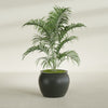 Fishbowl Medium Round Fiberglass Planter - 21.5 in x 21.5 in x 19 in - Matte Charcoal - Matte Charcoal,21.5 in x 21.5 in x 19 in