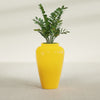 Bara Jar Large Round Fiberglass Planter - 20 in x 20 in x 31 in - Gloss Saffron - Gloss Saffron,20 in x 20 in x 32 in