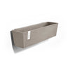 Manhattan Medium Rectangle Wall Planter - 21.75 in x 6.75 in x 6 in - Taupe - Taupe,21.75 in x 6.75 in x 6 in