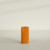 Corry Medium Tall Cylinder Fiberglass Planter - 10 in x 10 in x 20 in - Gloss Tangerine - Gloss Tangerine,10 in x 10 in x 20 in