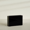 Delray Extra Large Long Rectangle Fiberglass Planter - 48 in x 12 in x 32 in - Gloss Black - Gloss Black,48 in x 12 in x 32 in