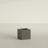 Montroy Small Cube Square Fiberglass Planter - 16 in x 16 in x 16 in - Matte Bronze - Matte Bronze,16 in x 16 in x 16 in