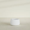 Short Hayden Small Round Fiberglass Planter - 12 in x 12 in x 7 in - Gloss White - Gloss White,12 in x 12 in x 7 in