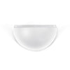 Walton Small Wall Sconce Plastic Planter - 12 in x 7 in x 6 in - White - White,12 in x 6 in x 6 in - White,12 in x 6 in x 6 in
