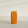 Lisbon Large Round Fiberglass Planter - 18 in x 18 in x 32 in - Gloss Tangerine - Gloss Tangerine,18 in x 18 in x 32 in