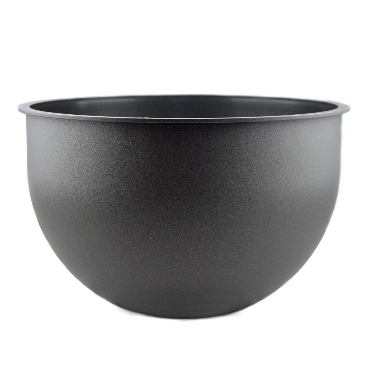 Clymer Small Hanging Bowl Plastic Planter - 12 in x 12 in x 7 in - Charcoal Metallic - Charcoal Metallic,12 in x 12 in x 7 in