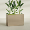 Darwin Extra Large Long Rectangle Fiberglass Planter - 60 in x 24 in x 42 in - Metallic Gold - Metallic Gold,60 in x 24 in x 42 in