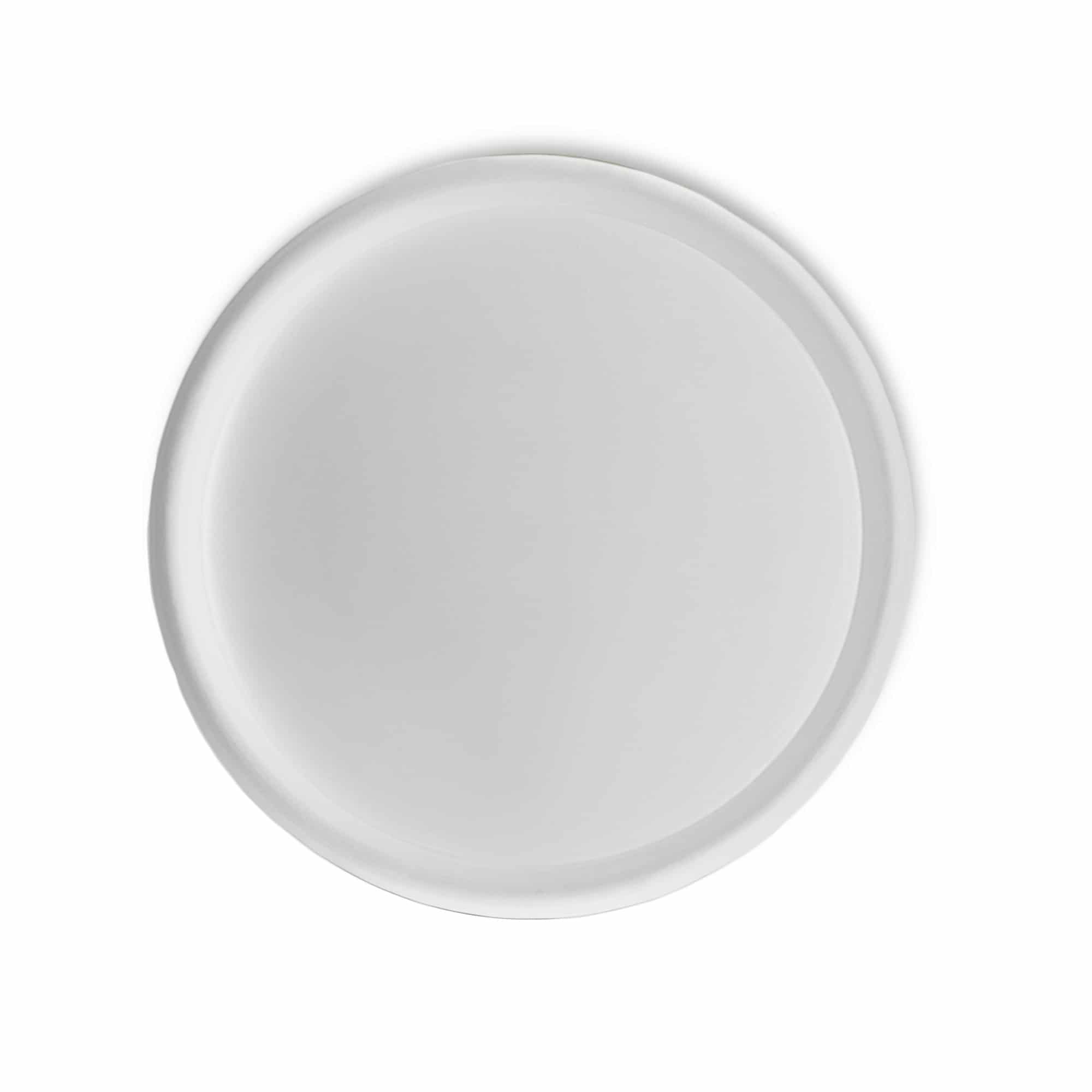 Round Saucer - 22in - Cloud White - Cloud White,22in