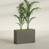 Potsdam Extra Large Long Rectangle Fiberglass Planter - 48 in x 16 in x 32 in - Matte Bronze - Matte Bronze,48 in x 16 in x 32 in