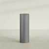 Corry Large Tall Cylinder Fiberglass Planter - 12 in x 12 in x 36 in - Metallic Gunmetal - Metallic Gunmetal,30 in x 30 in x 32 in
