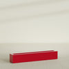Salon Large Tall Rectangle Fiberglass Planter - 48 in x 8 in x 8 in - Gloss Red - Gloss Red,48 in x 8 in x 8 in