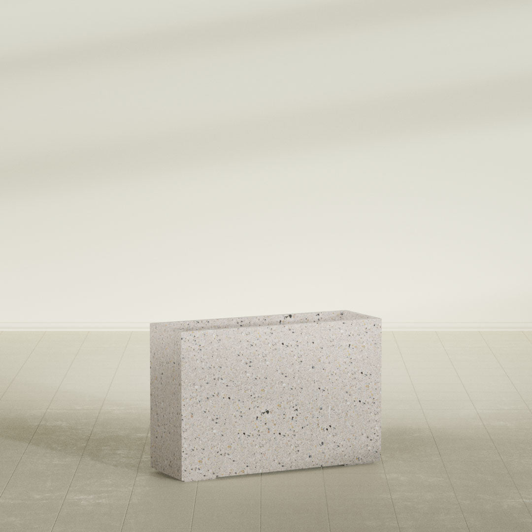 ProTone Fiberglass Premium Finish Extra Large Rectangle Planter - 60 in x 16 in x 32 in - StoneLight - Greystone - StoneLight - Greystone,60 in x 16 in x 32 in