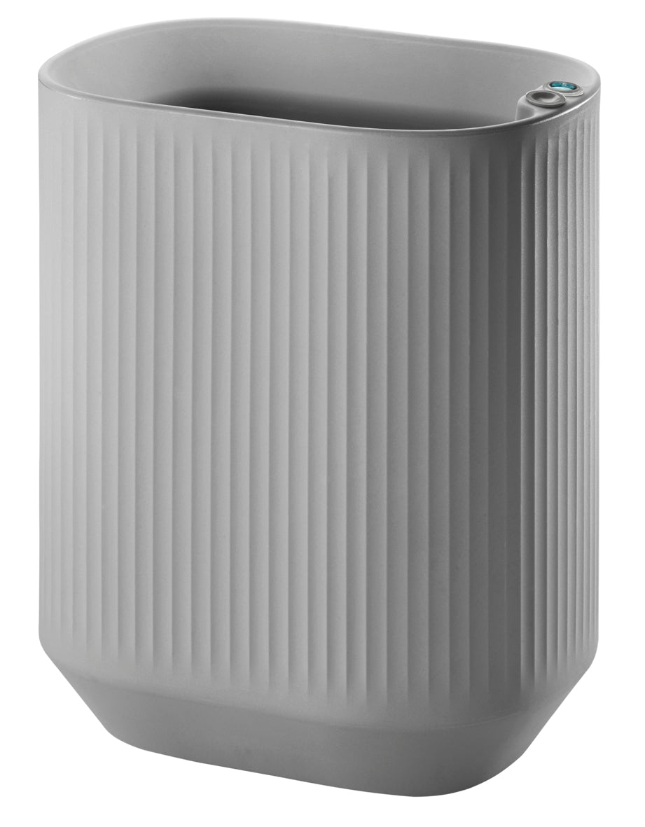 Modular Large Square Plastic Planter - 20 in x 20 in x 38 in - Ash - Ash,20 in x 20 in x 38 in