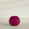 Globe Large Sphere Fiberglass Planter - 30 in x 30 in x 24 in - Gloss Eggplant - Gloss Eggplant,30 in x 30 in x 24 in