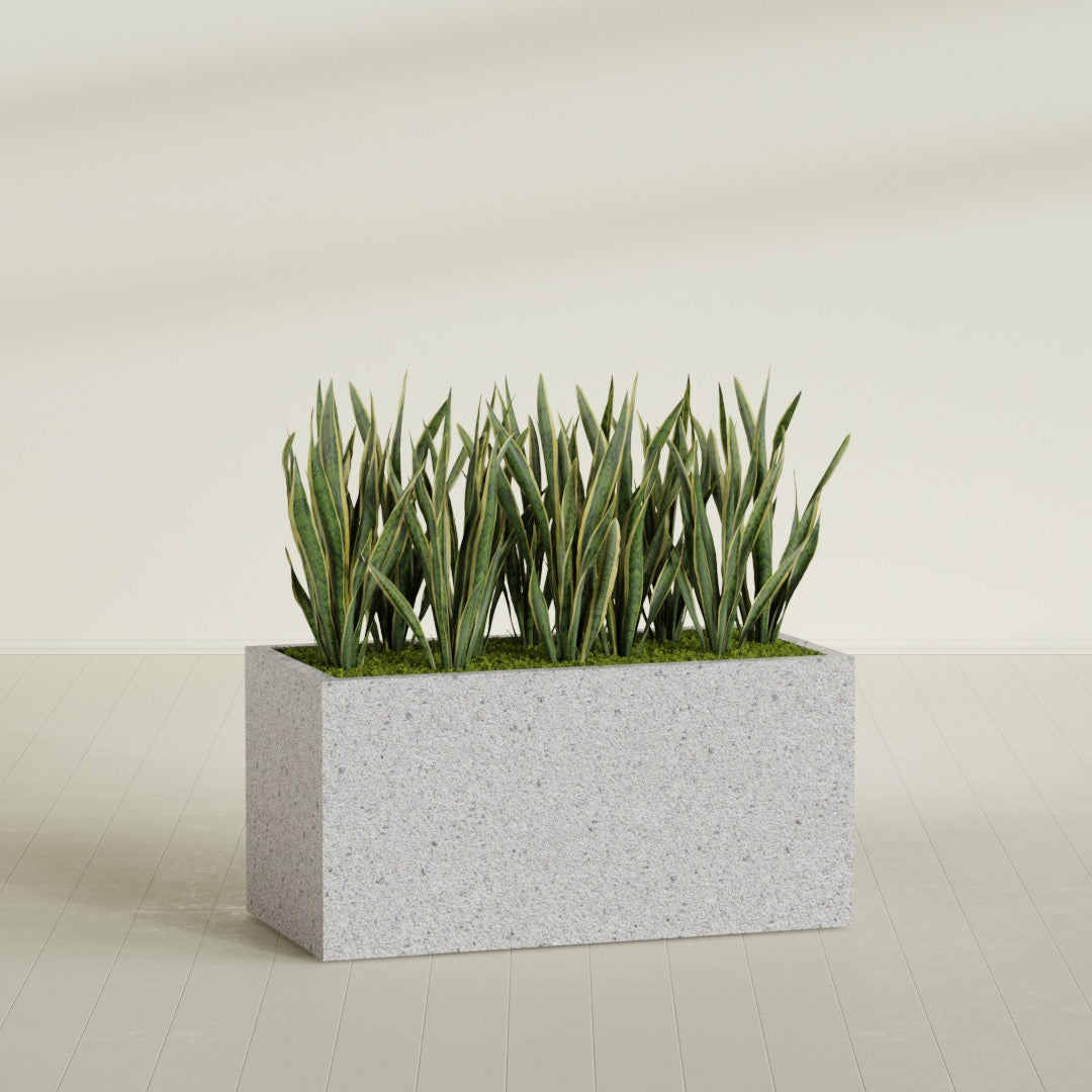 24"-Wide Rectangle - 48in x 24in x 24in - StoneLight - Greystone - StoneLight - Greystone,48 in x 24 in x 24 in