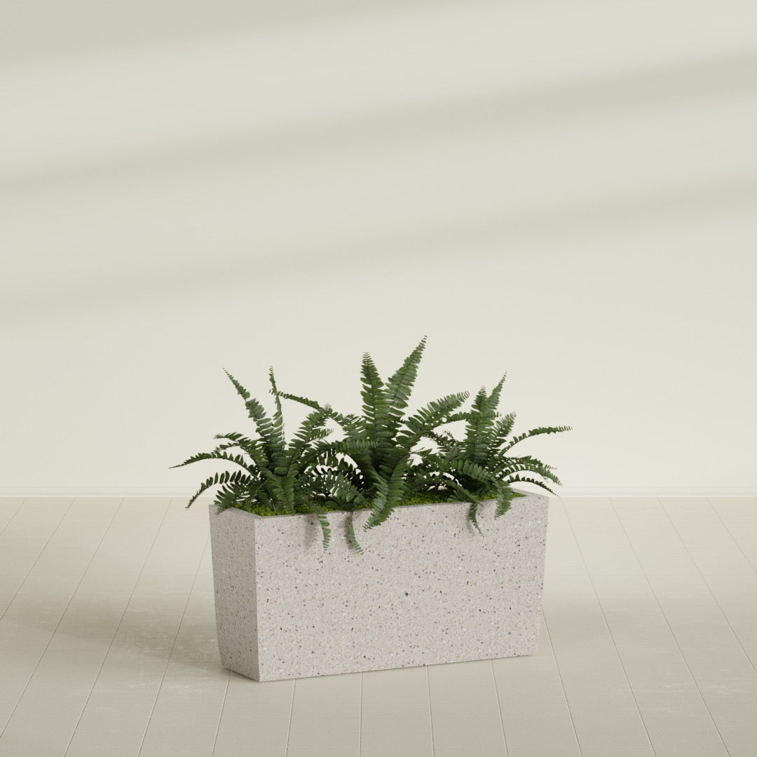 Tapered Rectangle - 36in x 12in x 18in - StoneLight - Pearlstone - StoneLight - Pearlstone,36 in x 12 in x 18 in