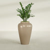 Bara Jar Large Round Fiberglass Planter - 20 in x 20 in x 31 in - Metallic Gold - Metallic Gold,20 in x 20 in x 32 in