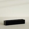 Cuba Extra Large Long Rectangle Fiberglass Planter - 60 in x 14 in x 12 in - Gloss Black - Gloss Black,60 in x 14 in x 12 in