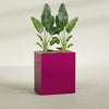 Darwin Large Rectangle Fiberglass Planter - 36 in x 24 in x 42 in - Gloss Eggplant - Gloss Eggplant,36 in x 24 in x 42 in