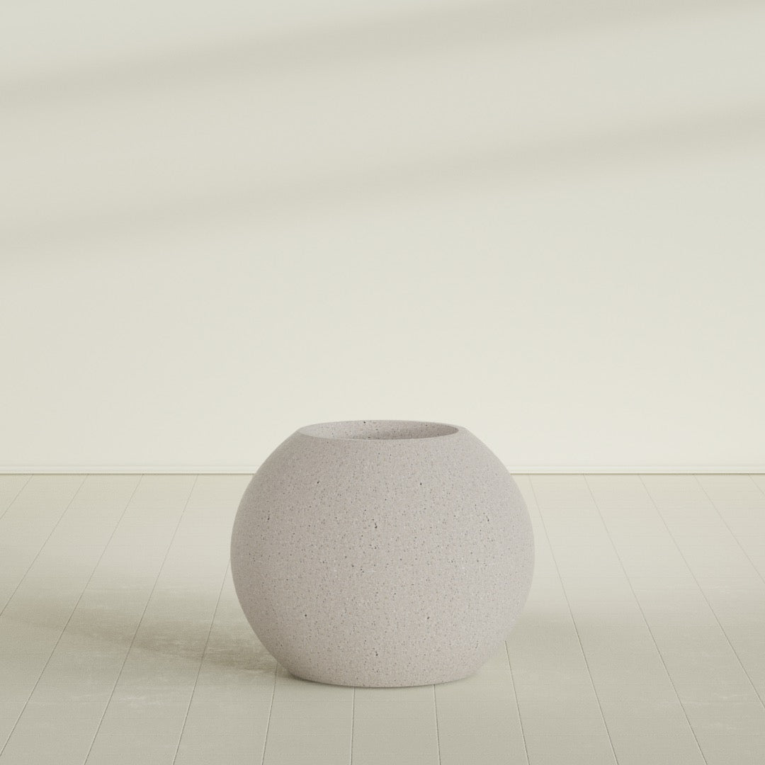 Globe - 30in diam. x 24in - StoneLight - Greystone - StoneLight - Greystone,30 in x 30 in x 25 in