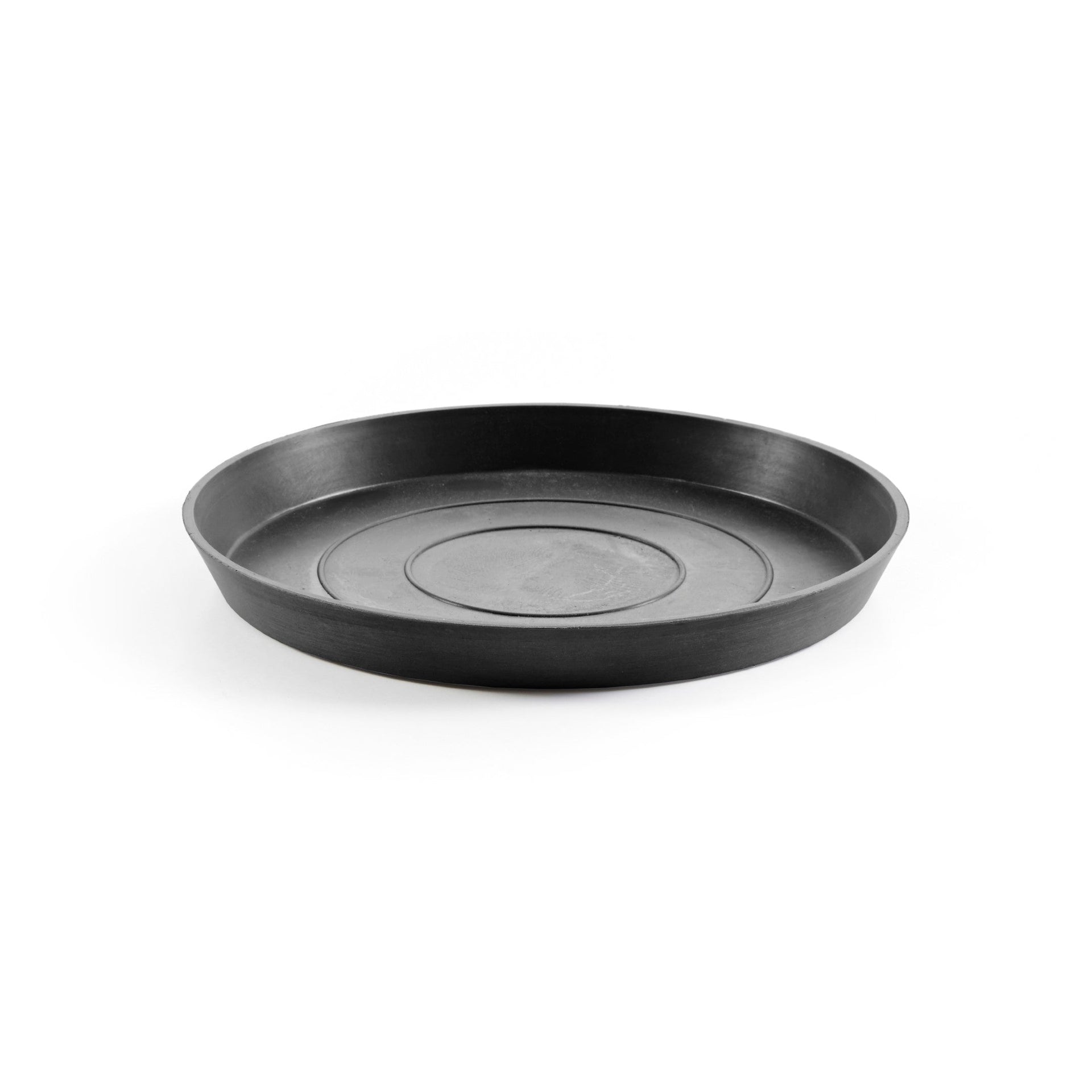 Small Round Saucer - 11.5 in x 11.5 in x 1.3 in - Dark Grey - Dark Grey,11.5 in x 11.5 in x 1.25 in