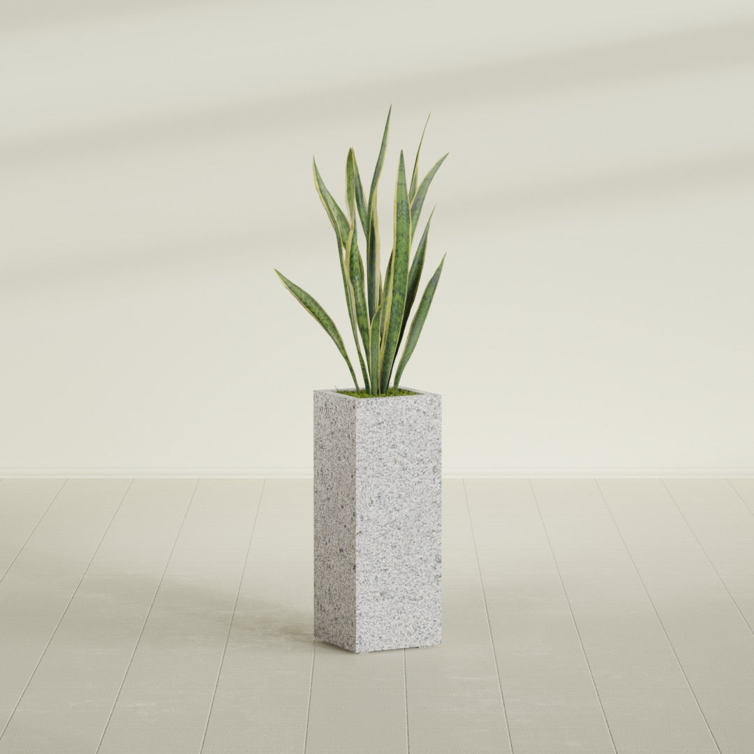 12"-Wide Rectangle - 12in x 12in x 32in - StoneLight - Greystone - StoneLight - Greystone,12 in x 12 in x 32 in