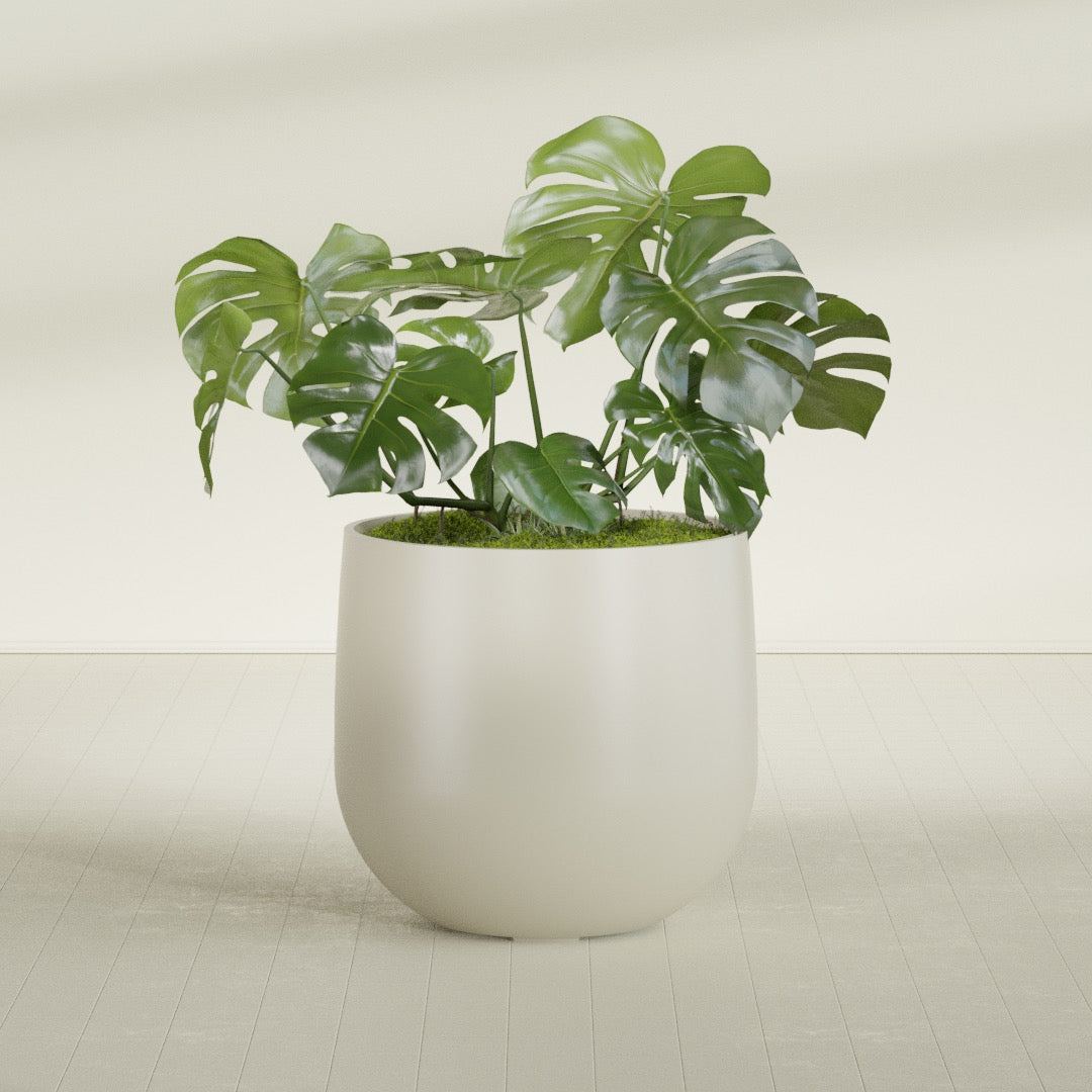 Westfield - 15in diam. x 14in - Satin Beige - Satin Beige,34 in diam. x 32 in H