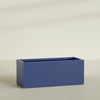 Granada Extra Large Long Rectangle Fiberglass Planter - 60 in x 24 in x 24 in - Matte Cobalt Blue - Matte Cobalt Blue,60 in x 24 in x 24 in
