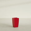 Toulan Medium Tall Tapered Square Fiberglass Planter - 12 in x 12 in x 22 in - Gloss Red - Gloss Red,12 in x 12 in x 22 in