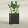 Darwin Large Rectangle Fiberglass Planter - 36 in x 24 in x 42 in - Matte Black - Matte Black,36 in x 24 in x 42 in