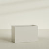 Brisbane Extra Large Long Rectangle Fiberglass Planter - 48 in x 24 in x 32 in - Satin Beige - Satin Beige,48 in x 24 in x 32 in
