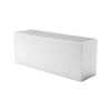 Rectangle Medium Rectangle Plastic Planter - 24 in x 7 in x 7 in - Matte White - Matte White,24 in x 7 in x 7 in - Matte White,24 in x 7 in x 7 in